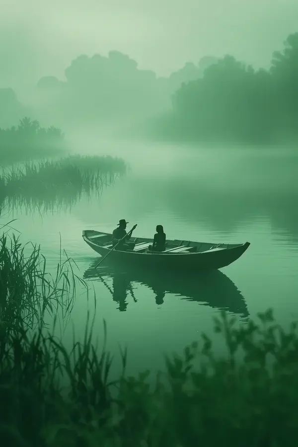 沉默的河 电影海报